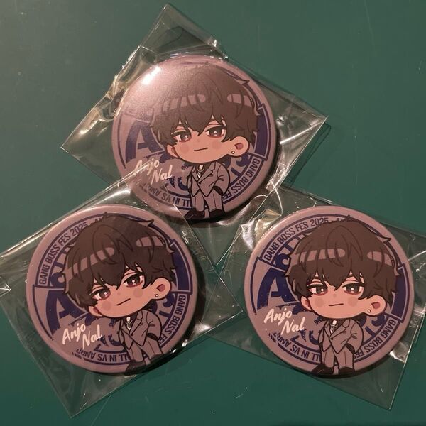 ギャングボスフェス GBF gangbossfes ALLIN 缶バッジ 安城成