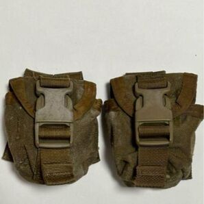 米軍放出品 実物 希少 ハンドグレネードポーチ ポーチ 2個セット