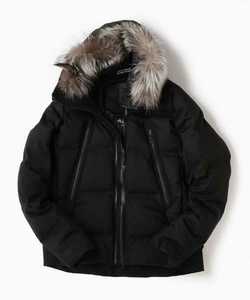 DESCENTE ALLTERRAIN×SHIPS special order water . down silver fox fur MOUTAINEER mount niaS size black complete sale goods 