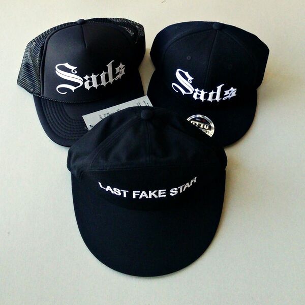 清春 KIYOHARU SADS サッズ/ライブツアーグッズ キャップ*3 OTTO S.N.A.P/LAST FAKE STAR