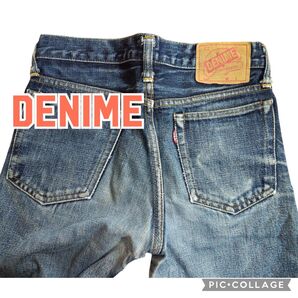 ■旧DENIME■オリゾンティ期【DENIME/ドゥニーム】ジーンズ、ジーパン、デニム、パンツ、28、破れ、穴あり、ジッパーフライ