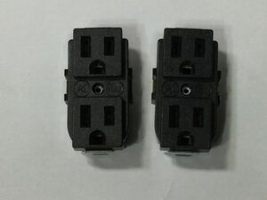 電子部品、パーツなど・・/　　コンセント　E-06 №14　AWG 2個セット　FA107P 　