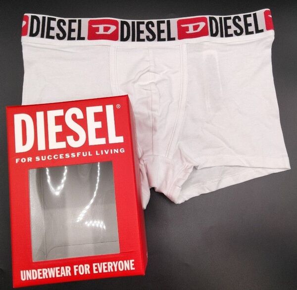 【Lサイズ】DIESEL(ディーゼル) ボクサーパンツ ホワイト 1枚 男性下着 E6826