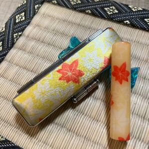 和ざいく 印鑑 ケース付
