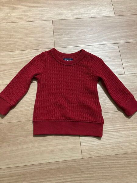 ニット セーター ベビー服 ワッフル編み 長袖トップス 西松屋 エルフィンドール