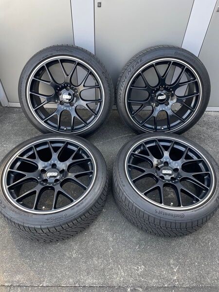 BBS CH-R 20インチ 2090+29 5/120サテンブラック タイヤ4本セット