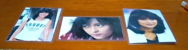中山美穂 みぽりん プロマイド 3枚 まとめ売り