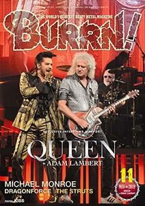 BURRN!　　2019年11月号　　　特集： QUEEN + ADAM LAMBERT