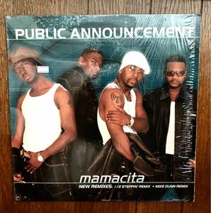 2000 Public Announcement / Mamacita パブリック アナウンスメント Aint No Harf Steppin Remix US 12 R Kelly BDK ネタ Latin 絶版