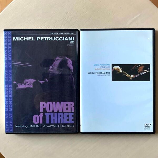 ミシェル・ペトルチアーニDVD2枚セット「パワー・オブ・スリー/ライヴ・イン・コンサート」Michel Petrucciani