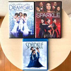 「ドリームガールズ」「ホイットニー・ヒューストン/スパークル」「スパークル」DVDブルーレイ3枚セット Sparkle