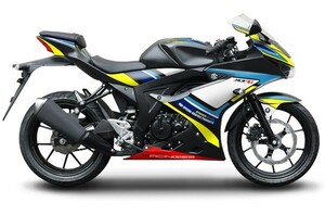 【エムディーエフ オフィシャル】MDF グラフィックキット GSX-R 125 BK　ブラック