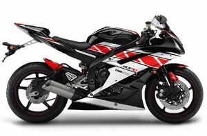 【エムディーエフ オフィシャル】MDF グラフィックキット 2006～2007 YZF-R6用 ストロボ レッド