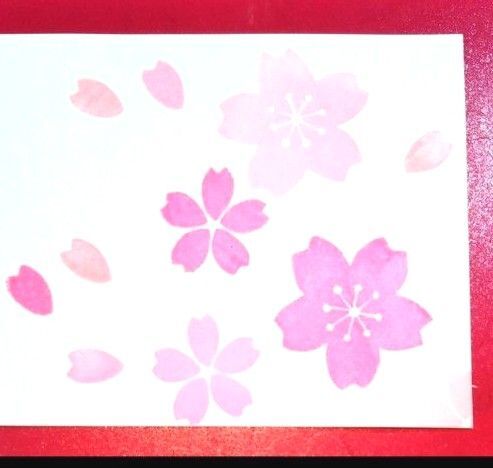桜 春 入学 入園 卒業 お祝い さくら 手紙 メッセージカード スタンプ 再販 消しゴムはんこ
