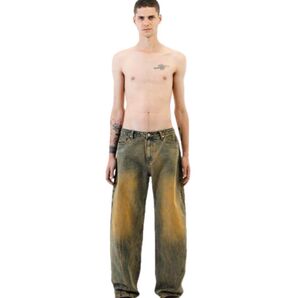 Life is pain SOLAR WASHED BAGGY JEANS