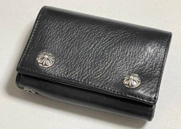 孤高の超極美品!クロムハーツ スリーフォールド ウォレット 財布