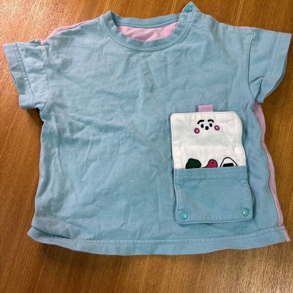 シナぷしゅ ポケット付き Tシャツ 80サイズ