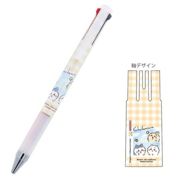 ちいかわ ジュースアップ3 ① ハチワレ うさぎ 3色ボールペン A柄