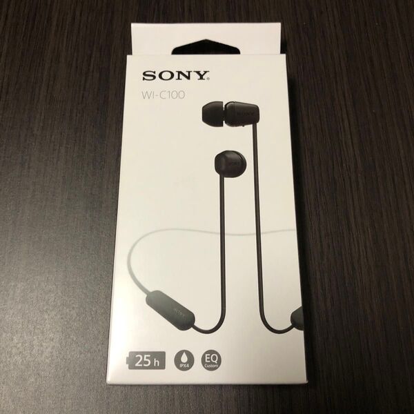 SONY WI-C100 ワイヤレスイヤホン ブラック 新品未開封