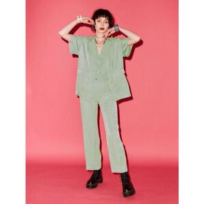 jouetieミントグリーン 半袖シャツ パンツ セットアップ