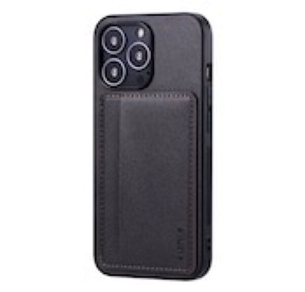 新品 iPhone 13 Pro ポケット兼スタンド付 スマホ ケース SHELL CARD ダークグレー