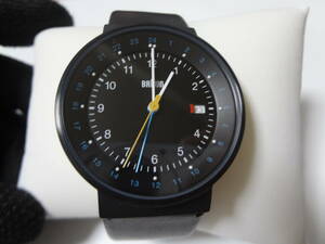 BRAUN　ブラウン　ブラック メンズ 革ベルト 腕時計 BN0142BKBKG　展示未使用品　