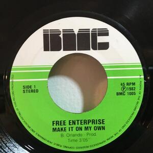 ☆Free Enterprise/Make It On My Own☆THEO PARRISH！RON HARDY/WBMX！7inch 45