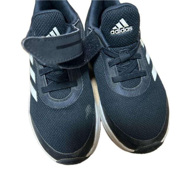 アディダス adidas 返品可 ランニング キッズ/子供用 シューズ・靴 スニーカー 黒 ブラック