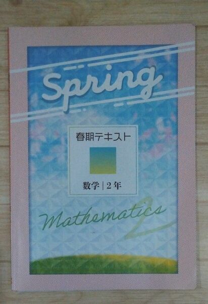 2024年度 早稲田アカデミー 春期講習テキスト 中2数学