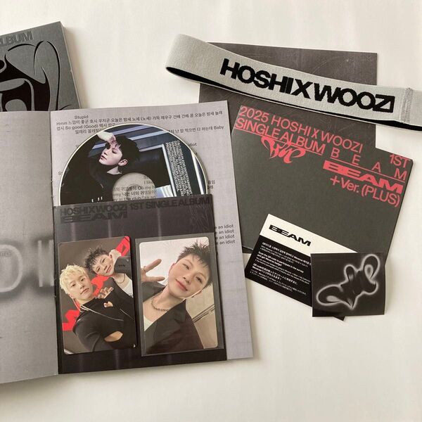 ホシ ウジ アルバム BEAM +バージョン ウジ セット 抜けなし トレカ HOSHI×WOOZI