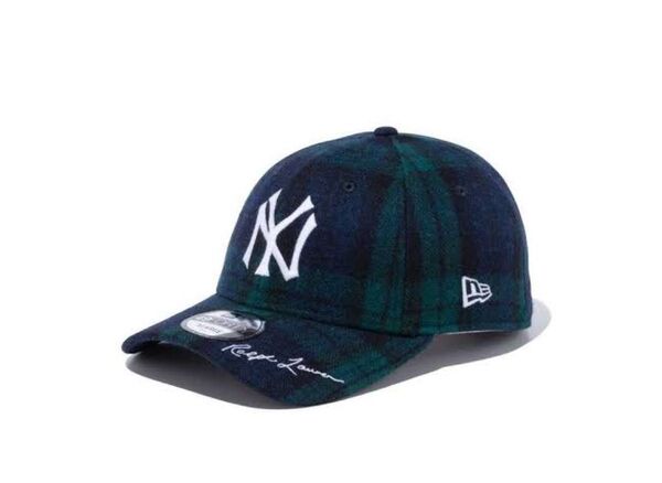 ラルフローレン ヤンキース ニューエラ キャップ XL black watch ralph lauren mlb yankees
