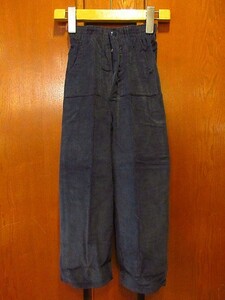  Vintage 60's*DEADSTOCK Kids reverse side flannel corduroy pants navy blue *200302s7-k-pnt-ot 1960s dead stock strut child clothes 