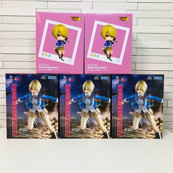 ヘブンバーンズレッド 茅森月歌 フィギュア 5体