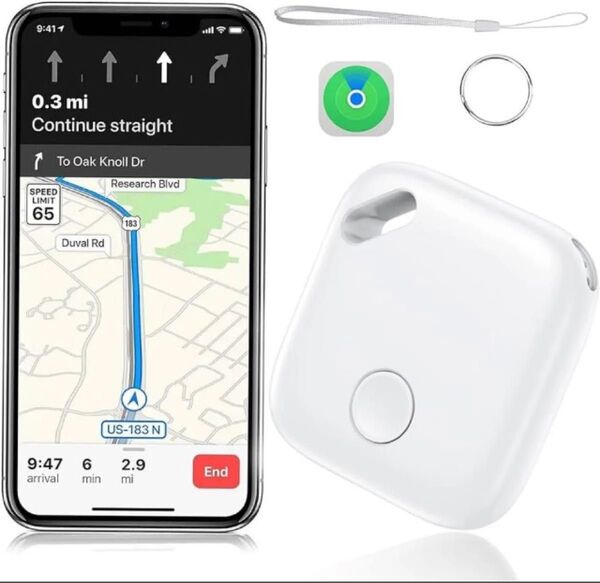 紛失防止タグ トラッカー 小型 GPS スマートタグ 耐摩耗性 防水性 耐油性 薄い 探し物 スマホが見つかる 紛失防止タグ