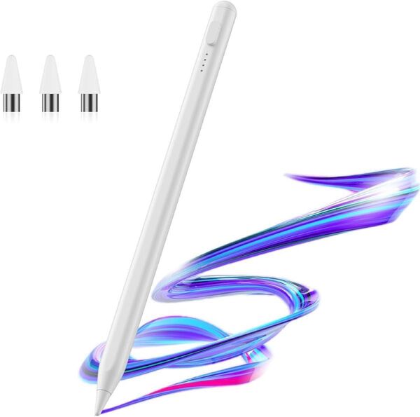 タッチペン【アップグレード版 全機種対応】スタイラスペン 超高感度 耐久性 誤ON&OFF防止 磁気吸着対応 type-C
