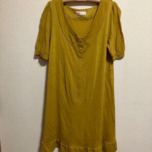 Ne-net ネネット ワンピース チュニック カットソー 半袖 2