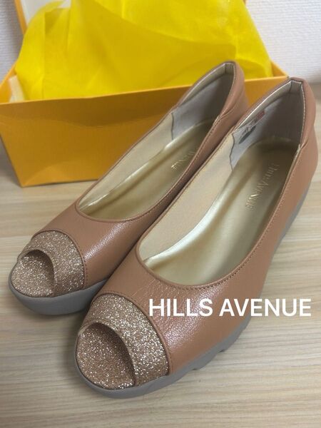 新品 HILLS AVENUE ヒルズアベニュー ベージュ 23.0cm