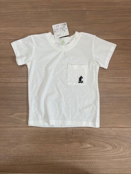 【再値下げ】【新品・タグ付き】ディズニー ミッキー Tシャツ 95cm ホワイト