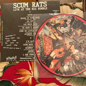 SCUM RATS Live LP サイコビリー ロカビリー