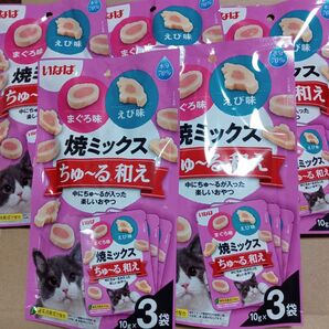 猫用 いなば 焼ミックスちゅーる和え 5袋