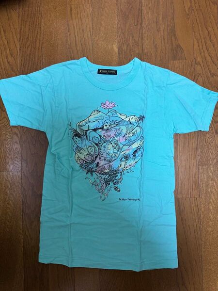 24時間テレビ チャリ Tシャツ(ミント)S 嵐 大野智
