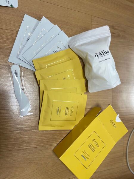 d'Alba ダルバホワイトトリュフ セラム&クリーム モデリングマスク パック4セット