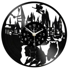 ハリーポッター ハリポタ スニッチ ビニールレコード 壁時計 掛け時計 時計 おしゃれ 壁掛け インテリア