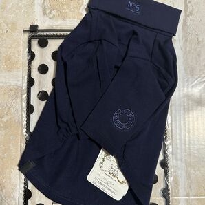 新品 ブルブブ Bul bu-bu ネイビー タートルネック 袖付き