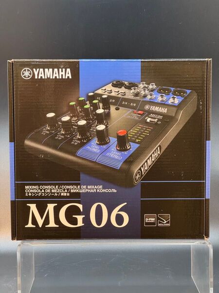 ヤマハ YAMAHA 6チャンネルミキシングコンソール MG06 最大2 Mic/6 Line入力 マイクプリアンプ