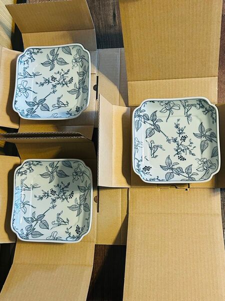 artek アルテック 東屋 木瓜角皿 3枚セット scope