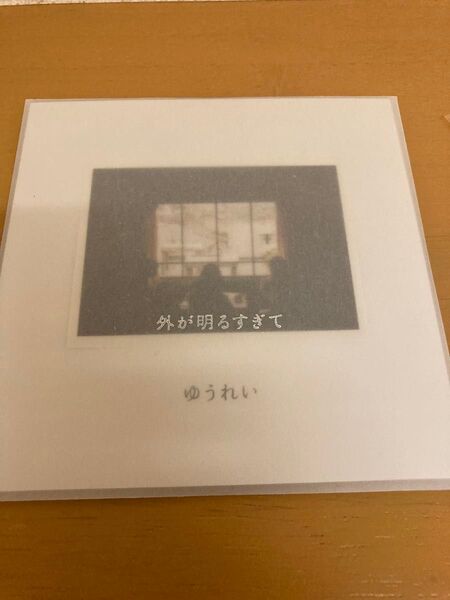 ゆうれい 外が明るすぎて 浮 米山ミサ 白と枝 CD