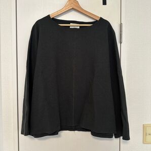 URU ウル 16FUS05 boat neck pullover ドルマン ウール ニット トップス