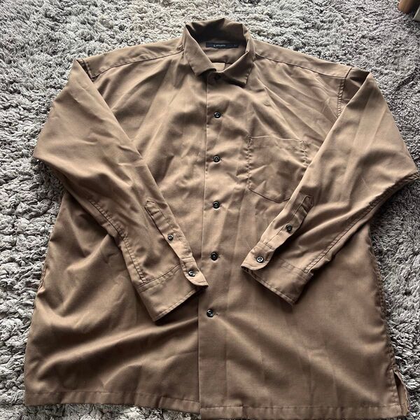 レイジブルー メンズ ブラウン シャツ