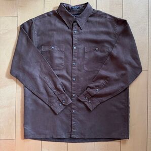 BRANDINI fake suede shirt 長袖シャツ